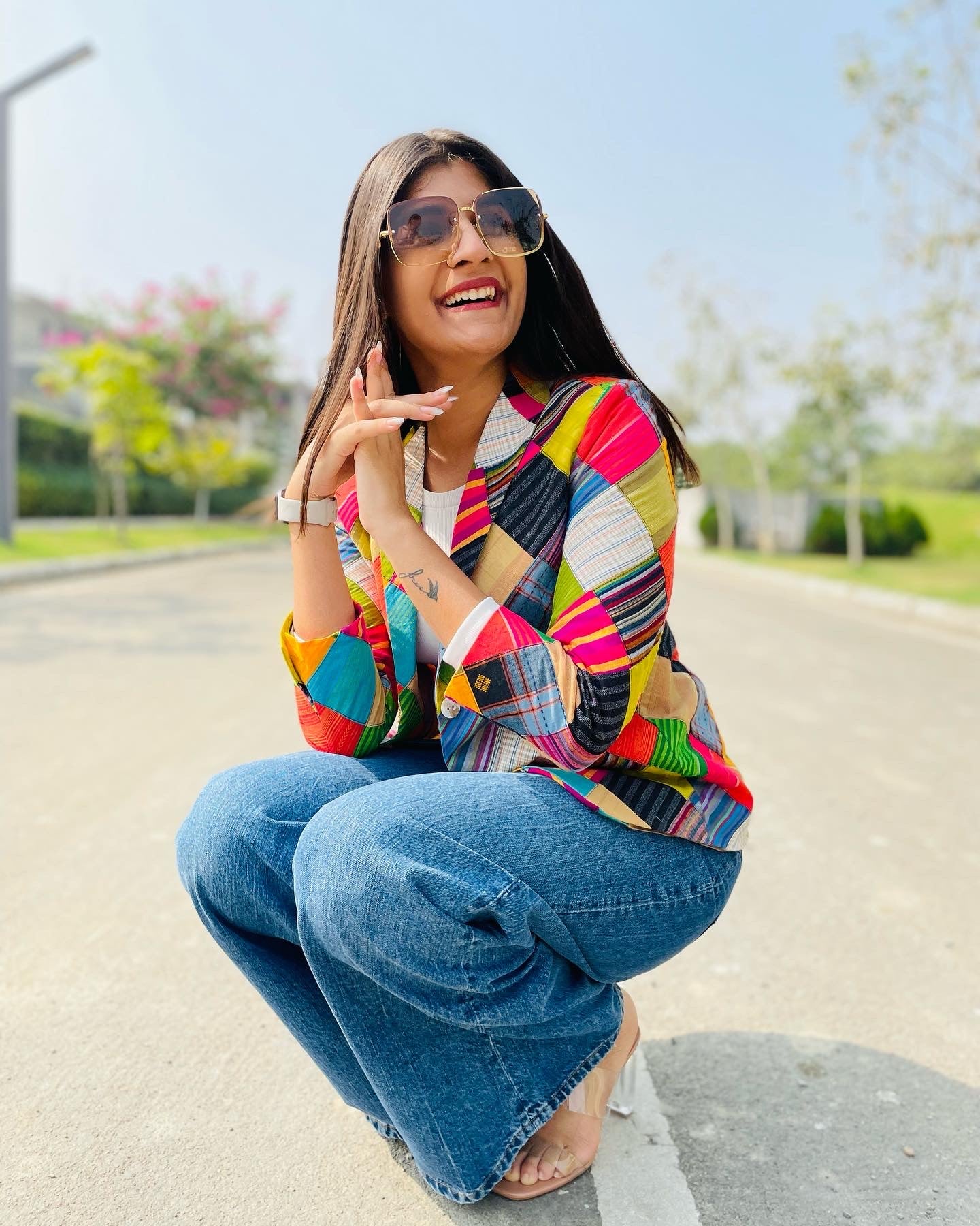 Pinacolada Cotton blazer