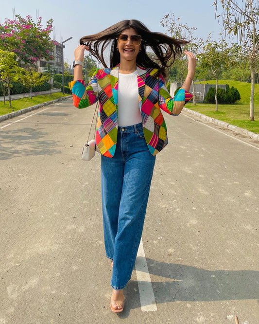 Pinacolada Cotton blazer