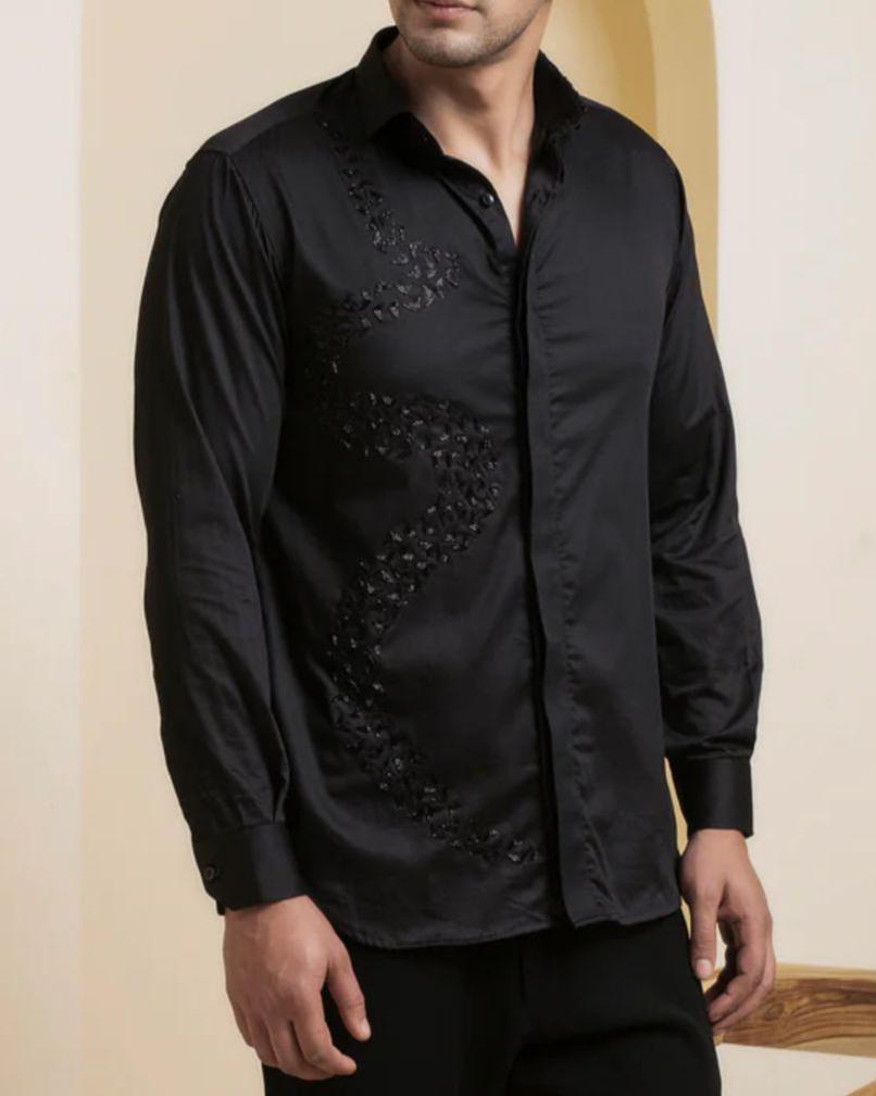 Hand embroidered Vibee Shirt